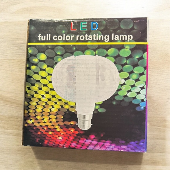 Party Supplies | Led Full Color Double Rotating Lamp | Poshmark